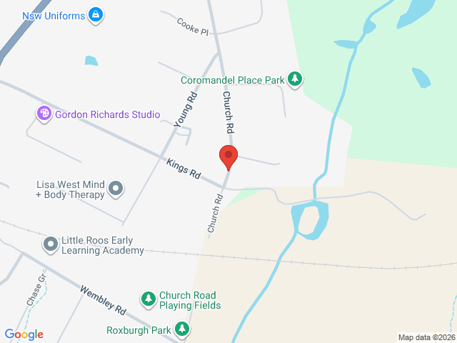 Map showing event location