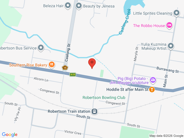 Map showing event location